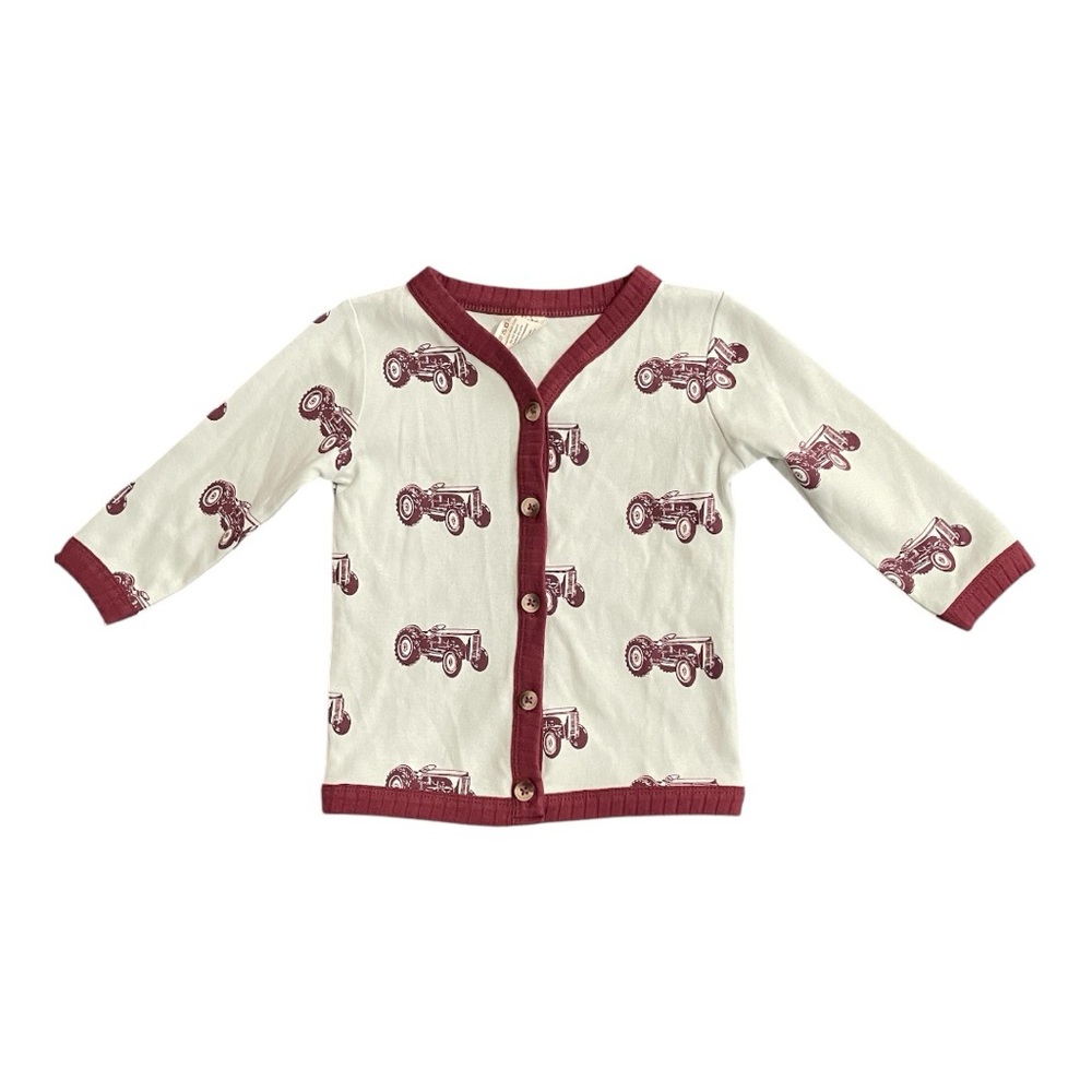 #M271, kate quinn v-neck button up cardigan, size 12-18 mo